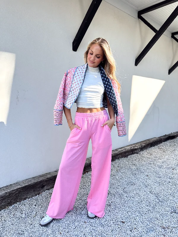 Hot Buy Throw Back Joggers - Barbie Pink