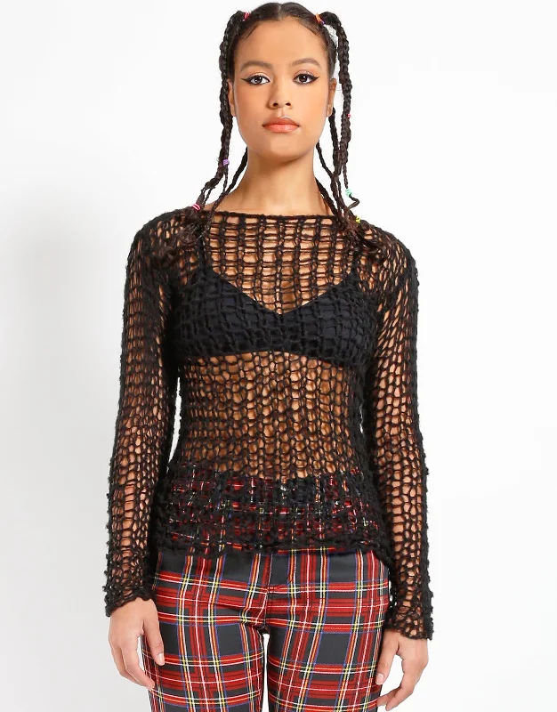 Early Access HOLY PUNK SWEATER BLACK