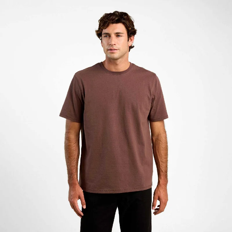 Crazy Deal Vintage Cotton Men's Everyday T-Shirt | Coffee