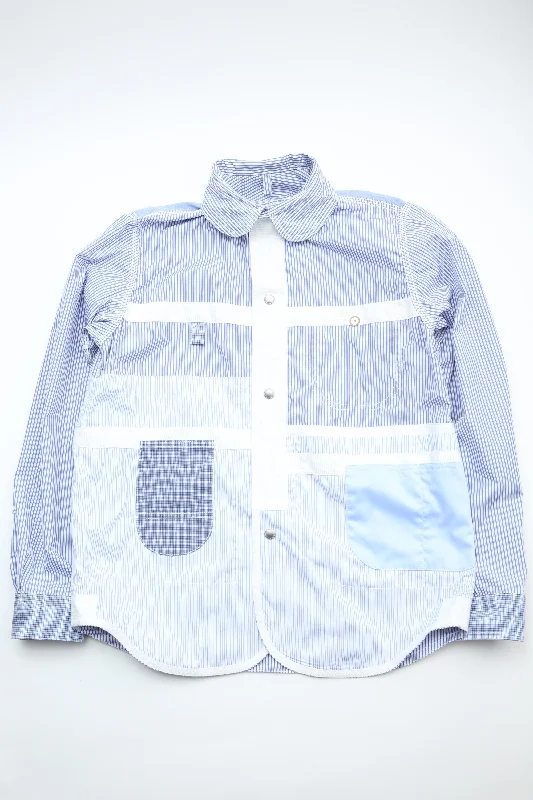 Can't Be Beat JUNYA WATANABE MAN - MEN'S SHIRT - WH/SX X SX/BK/WH  - {WM-B013-S24}