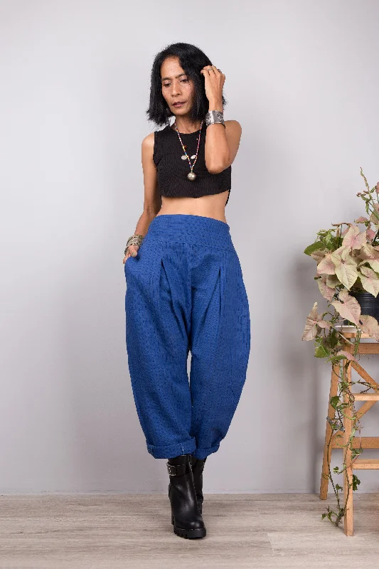 Shop and Save Blue harem pants