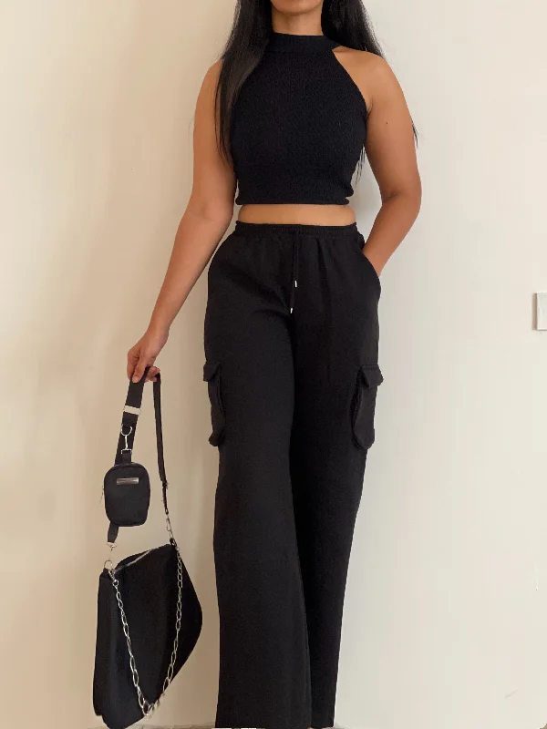 Weekend Sale: Don't Miss Out Amelia Black cargo pants