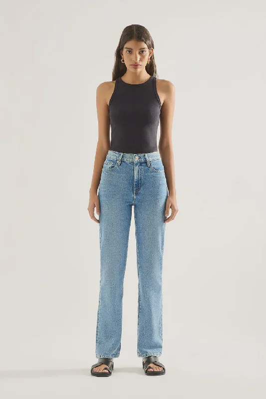 Low Price Zoe High Straight Jean