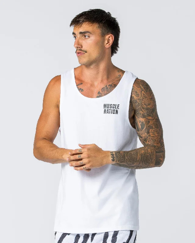 One-DAY Sale H Back Tank - White