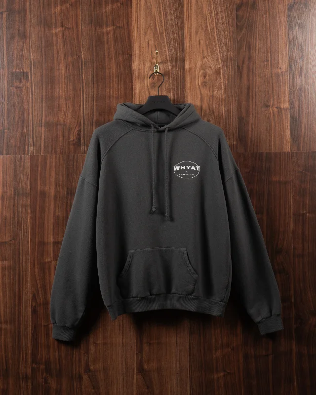Extra Savings WHYAT HOODIE CIRCLE LOGO -VINTAGE GREY