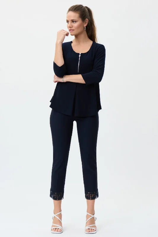 Stock Up Joseph Ribkoff Pant 231154-MB Midnight-Blue