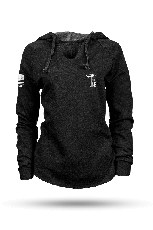Price Smash Basic - Lightweight Women's V-Neck Hoodie