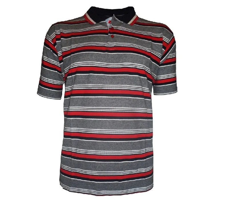 Price Drop Cotton Valley Pure Cotton Engineered Striped Polo Shirt (04996) in Size 2XL to 6XL, 2 Color Options Price Drop Cotton Valley Pure Cotton Engineered Striped Polo Shirt (04996) in Size 2XL to 6XL, 2 Color Options