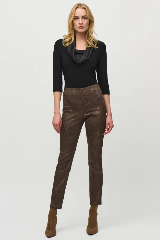 Midnight Madness Joseph Ribkoff Pant 244945 Brown/Multi