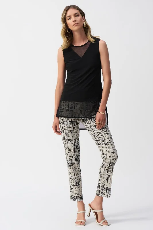 Weekend Offers That Dazzle Joseph Ribkoff Pant 251259 Vanilla/Multi