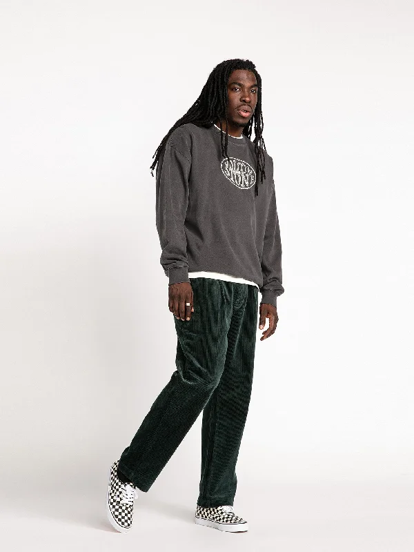 Flash Sale Tapered Corduroy Pants - Cedar Green