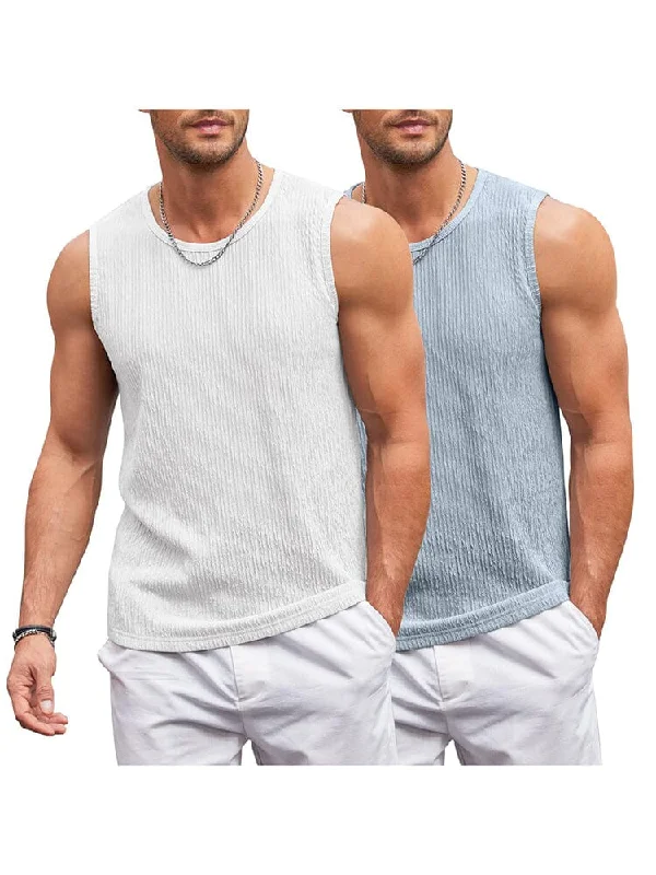 Can't Beat Jacquard Knit 2 Packs Tank Top (US Only)