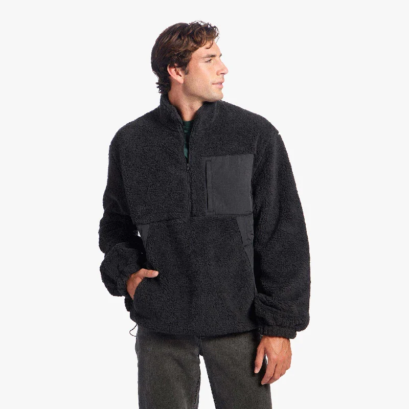 Today’s Deal Men's Summit Sherpa Pullover | Black