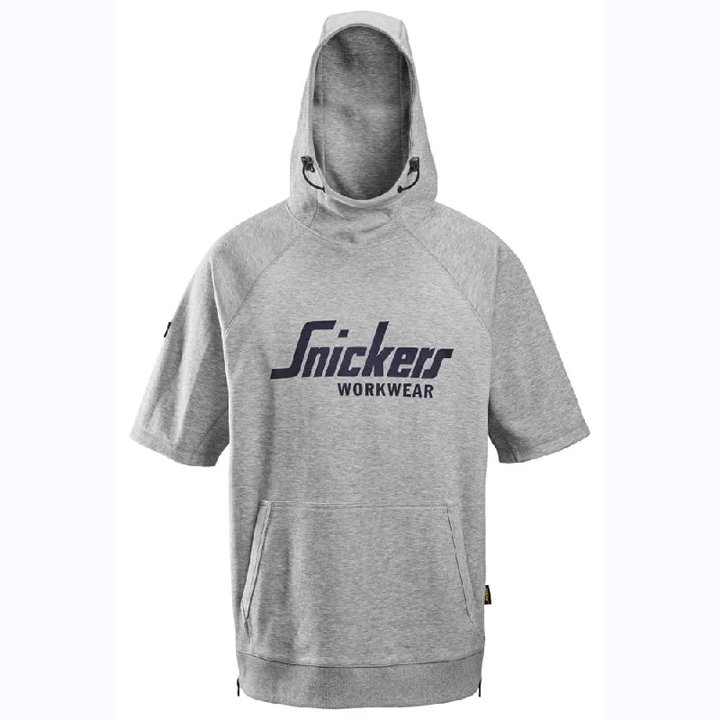 Discount Days Snickers 2850 Logo Short Sleeve Hoodie Sweatshirt