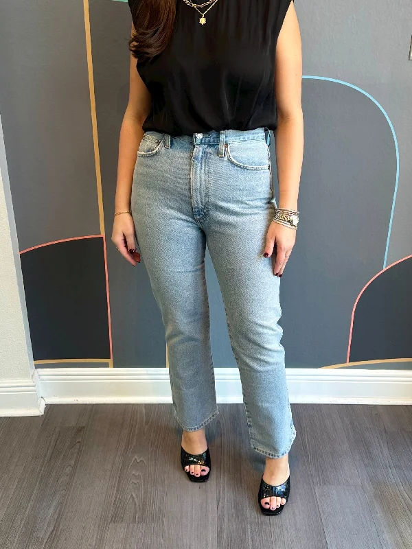 Weekend Deals That Please Pinch Waist Denim - Riptide