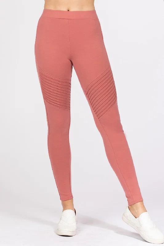 Reduced Price Pintuck Detail Ponte Pants