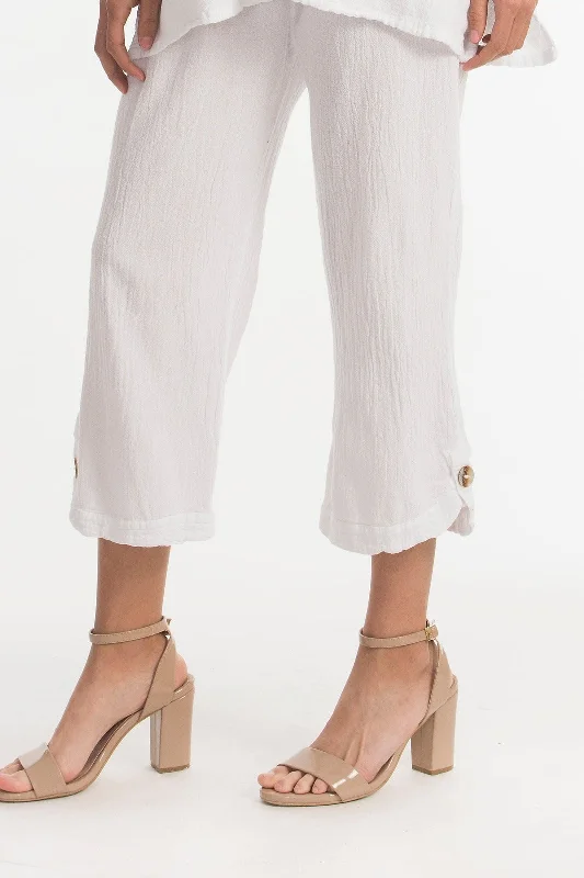 Weekend Deal Lois Capri Pants 100% Cotton Gauze