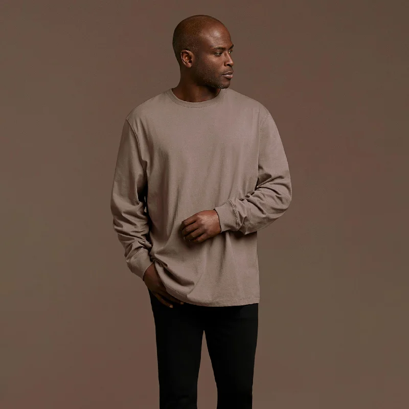Weekend Specials to Indulge In Long Sleeve Boxy Tee | Mocha