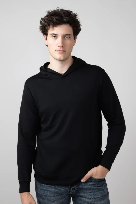 Overstock Clearance 1897 Active Ultimate Hoodie for Men in Black | MJ992-BLACK