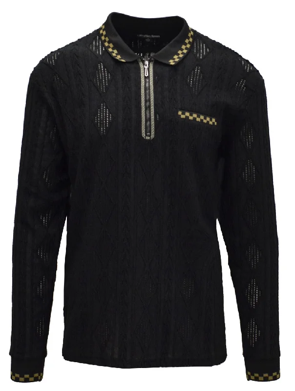Major Savings L/S Fashion Polo | Stacy Adams