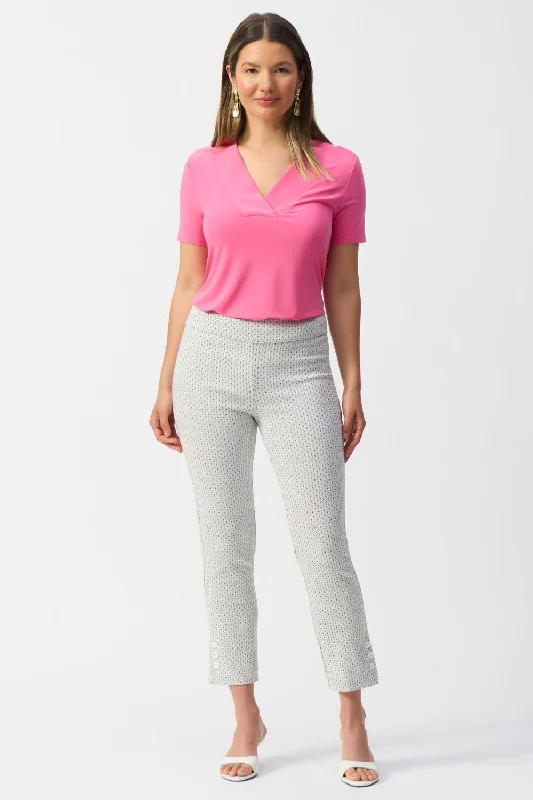 Weekend Specials to Love Joseph Ribkoff Pant 251281 White/Black