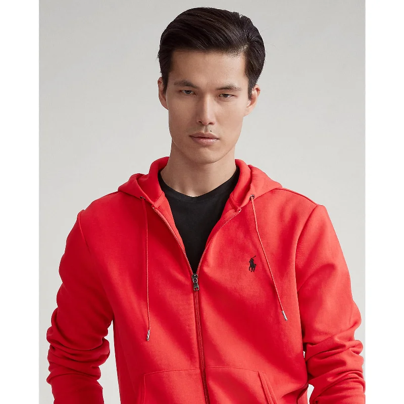 Best Deals Polo Ralph Lauren - Double Knit Full Zip Hoodie - Red