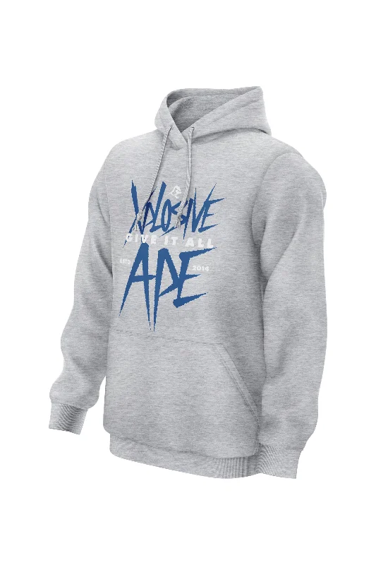 Online Exclusive XAPE Apevolution Hoodie - Sports Grey