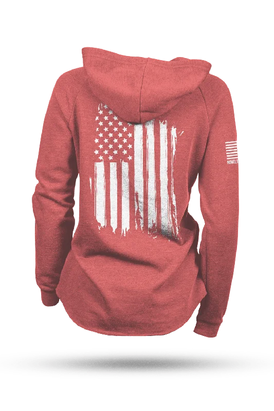 Extra Savings America - Lightweight Women's V-Neck Hoodie