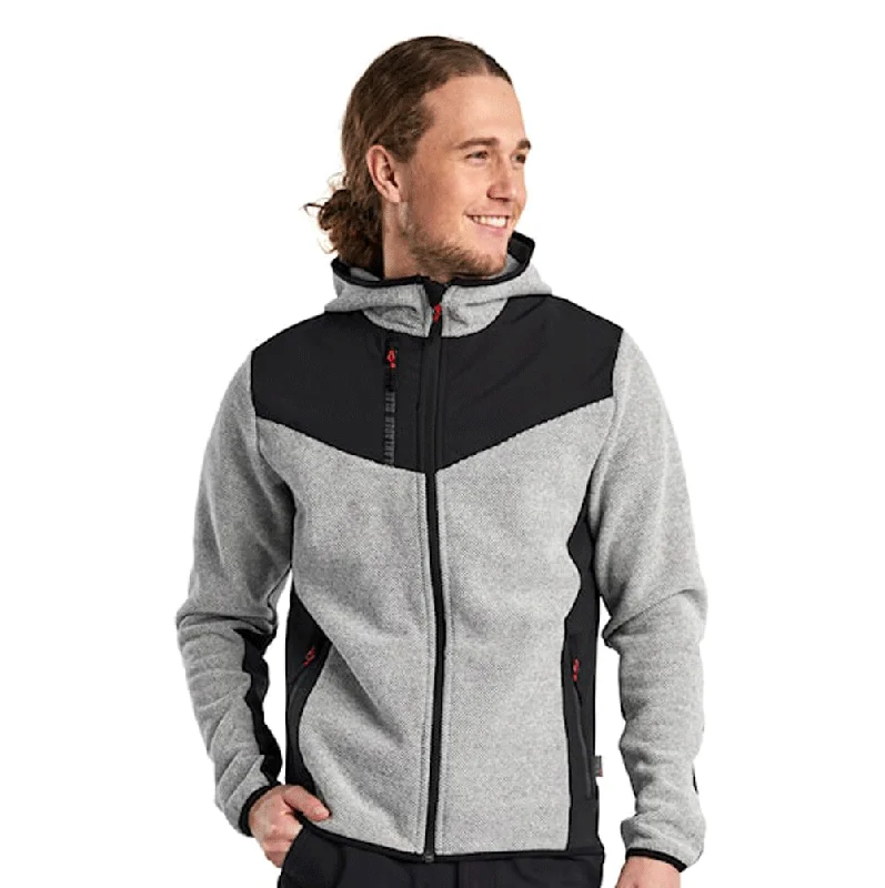 Super Bargain Blaklader 5940 Knitted Part Softshell Hooded Work Jacket