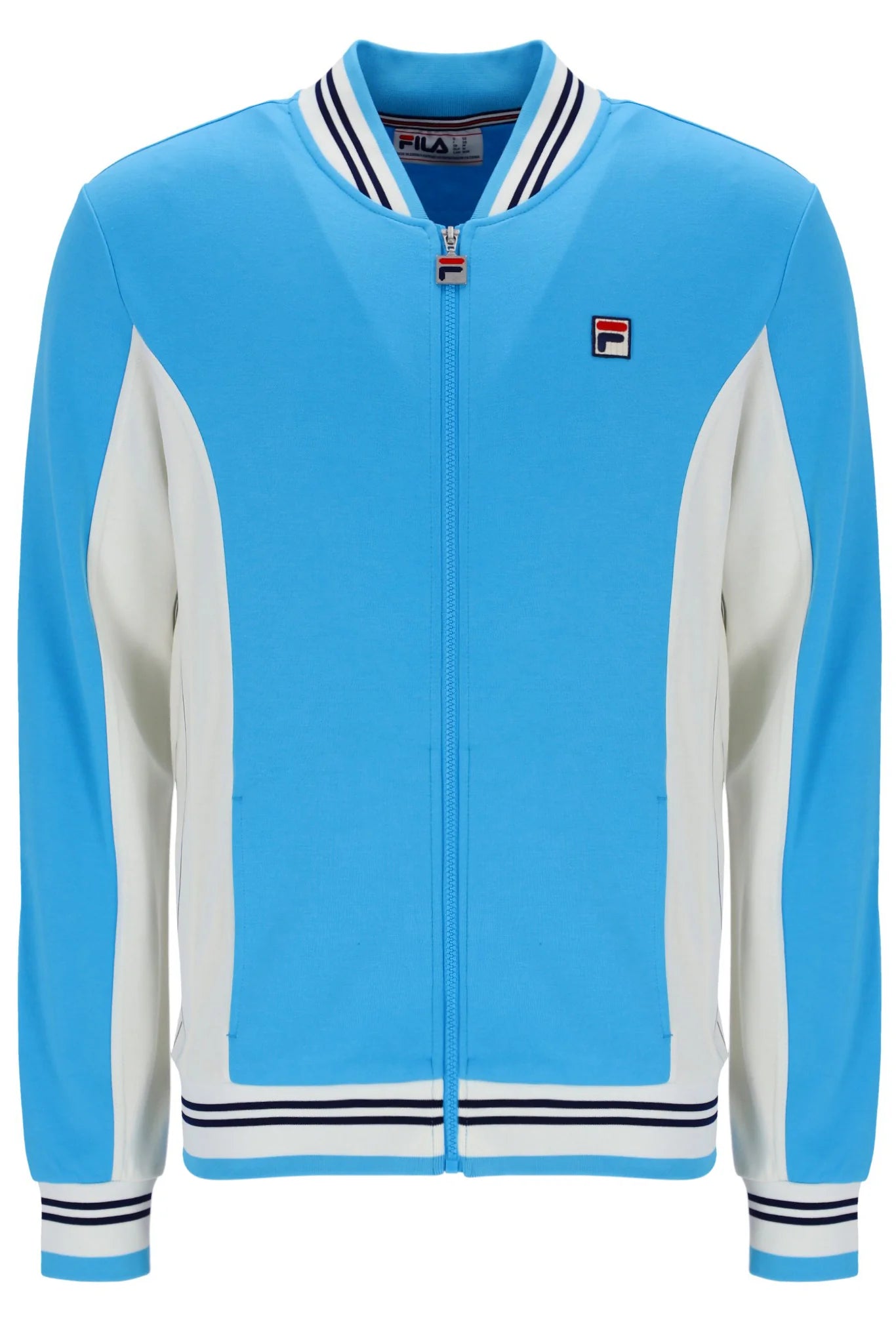 Deal of the Day Fila Vintage Men's Settanta 2 Track Top Cyan Blue