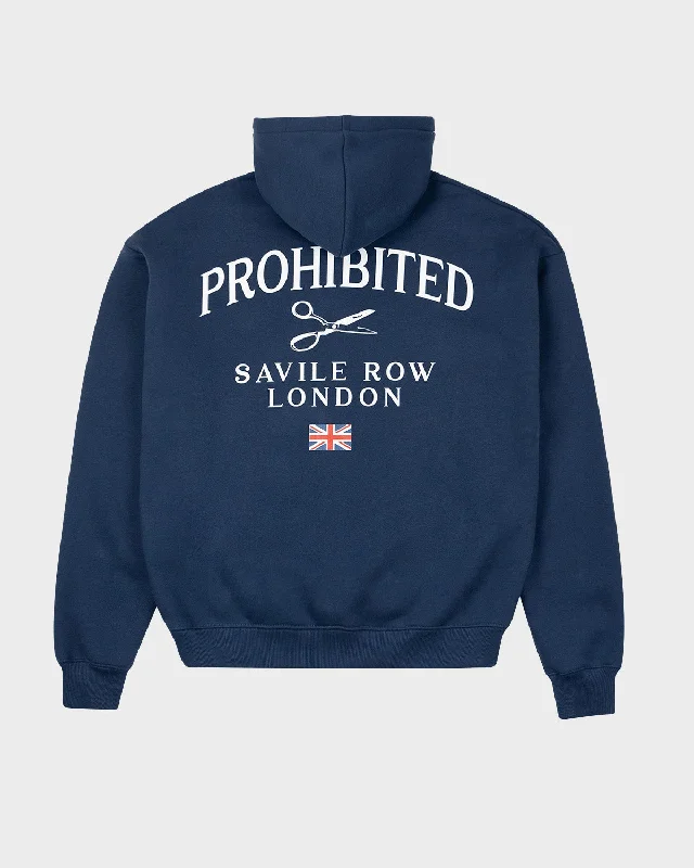 Discount Extravaganza Savile Row Hoodie Navy