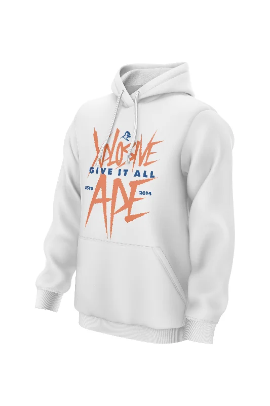 Limited Quantity XAPE Apevolution Hoodie - White
