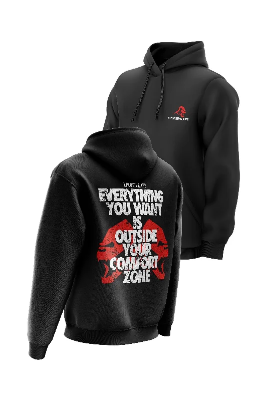 Deal Explosion XAPE Zoned Hoodie - Black