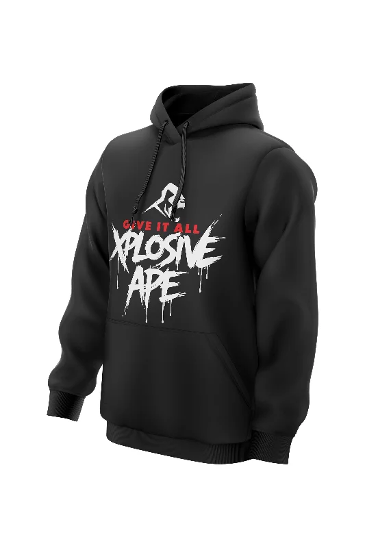 Season Finale Sale XAPE Drip Power Hoodie - Black