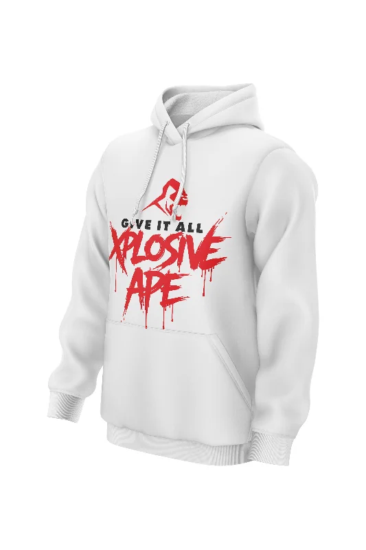 Grand Opening Sale XAPE Drip Power Hoodie - White