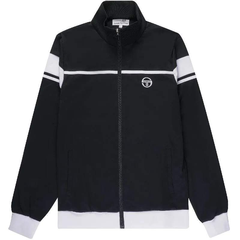 Sale Event Sergio Tacchini Men's New Damarindo Track Top Black White