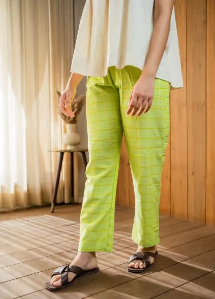 Weekend Offers You Can't Ignore Sheen Green Pant