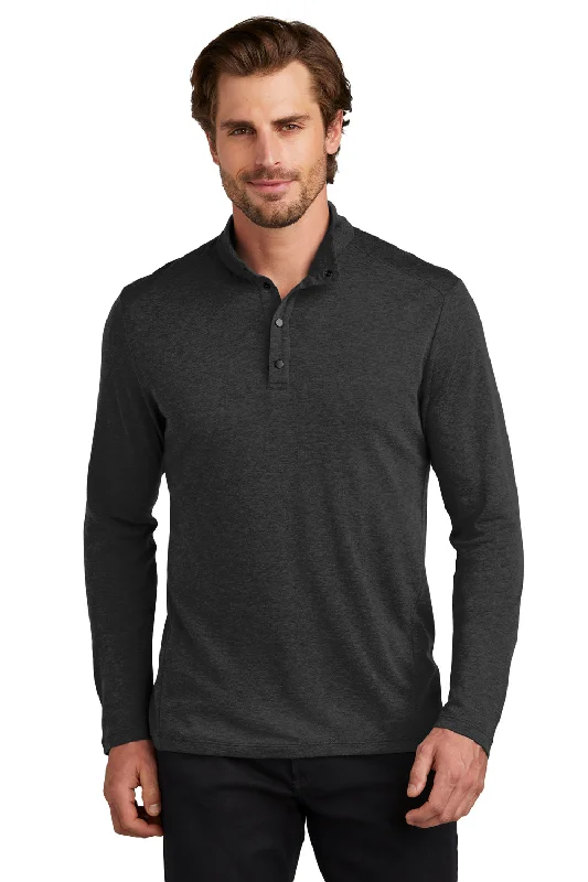 Friends and Family Sale Ogio Mens Command 1/4 Snap Long Sleeve Sweater - Blacktop
