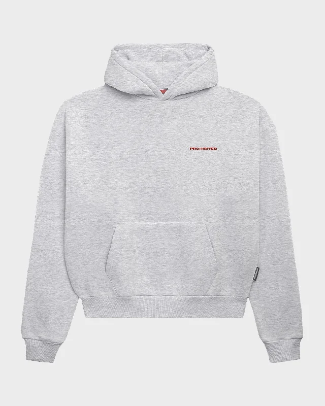 Closeout Sale 10119 Hoodie Grey Melange