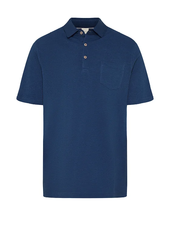 Epic Deals Bugatti Pocket Polo Shirt, Dark Blue