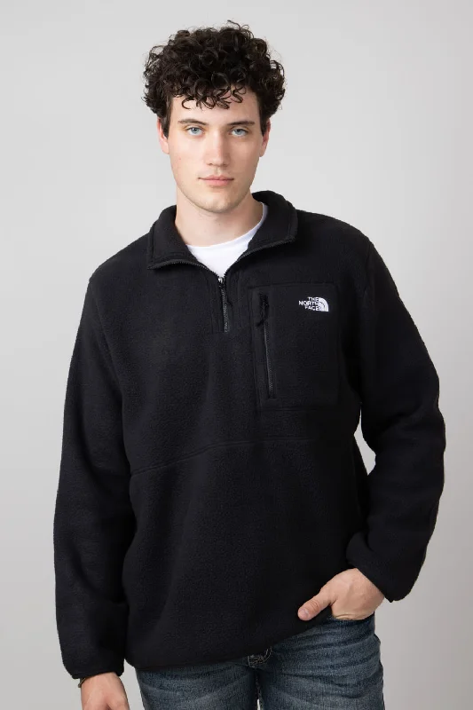 Limited Availability The North Face Yumiori Fleece Quarter Zip for Men in Black | NF0A883S-KX8-BLK Limited Availability The North Face Yumiori Fleece Quarter Zip for Men in Black | NF0A883S-KX8-BLK