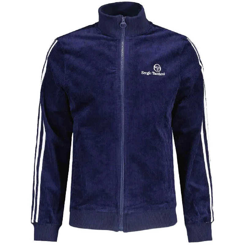 Major Savings Sergio Tacchini Men's Edgar Corduroy Track Top Maritime Blue
