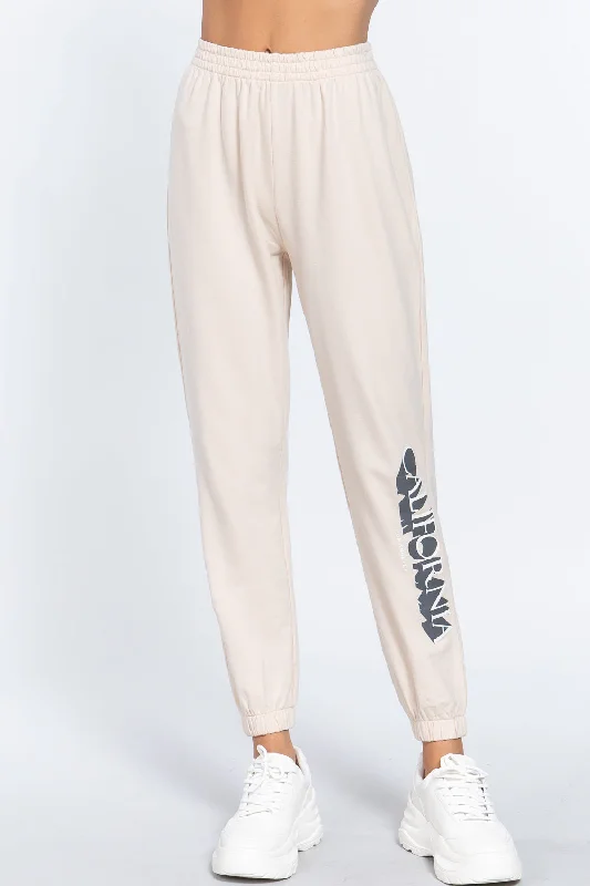 Super Deal Graphic Long Jogger Pants