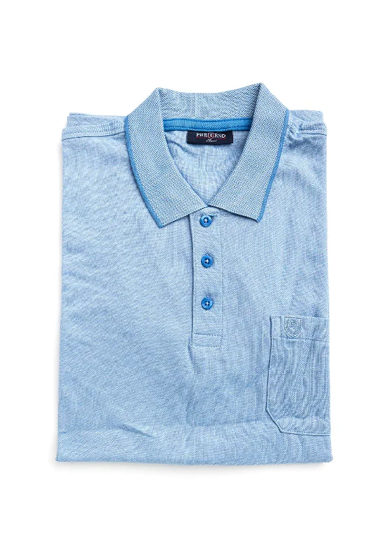 Don't Miss Pre End Tony Polo Shirt, Marine Sky