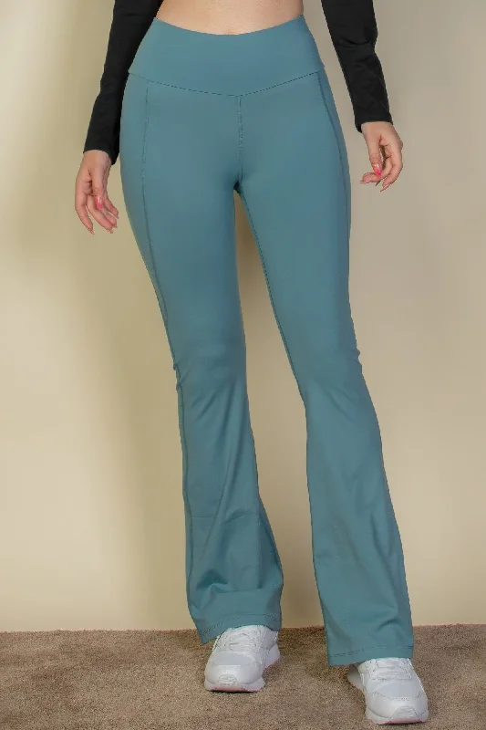 Weekend Savings Sensation Wide waistband flare leg pants