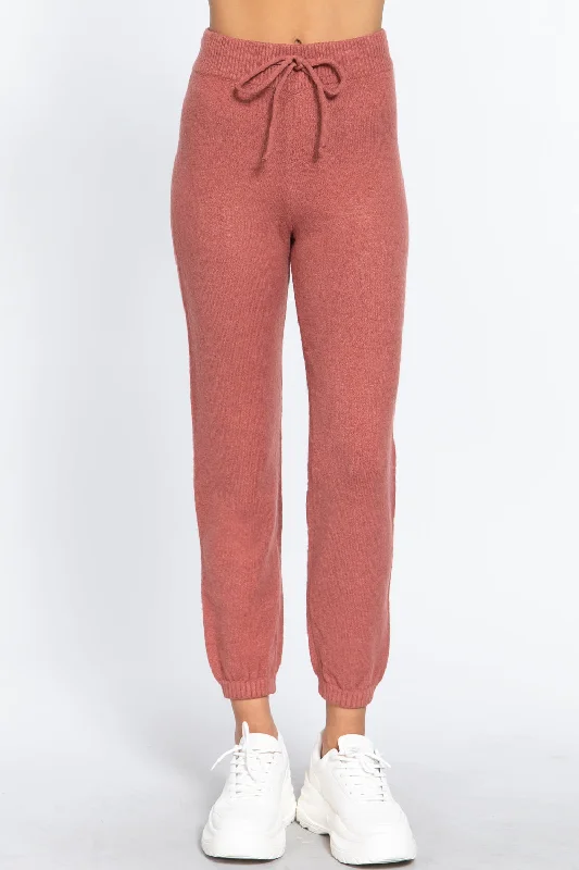 Weekend Bargains to Grab Drawstring Sweater Long Pants