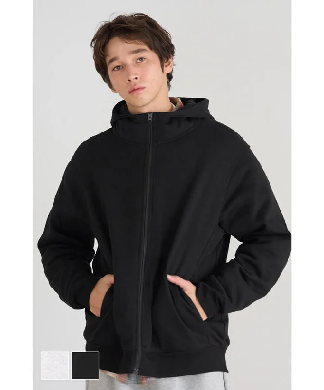 Best Seller お正月限定セール★ ポリエステルコットン裏起毛レギュラーZIPパーカー メンズ メール便不可