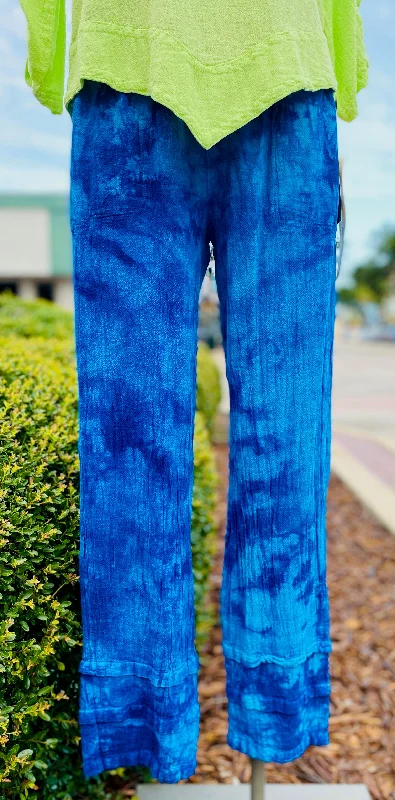 Super Bargain Mavy Pants With Pockets 100% Cotton Gauze