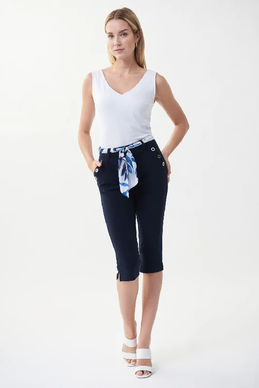 Time-Limited Offer Joseph Ribkoff Capri 222238 Midnight-Blue/Multi