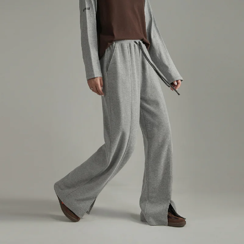Savings Galore Slit Sweatpants Wide Pants
